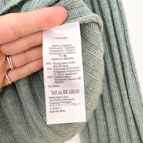 Madewell oversized collar wool blend cardigan - Picture 7 of 8